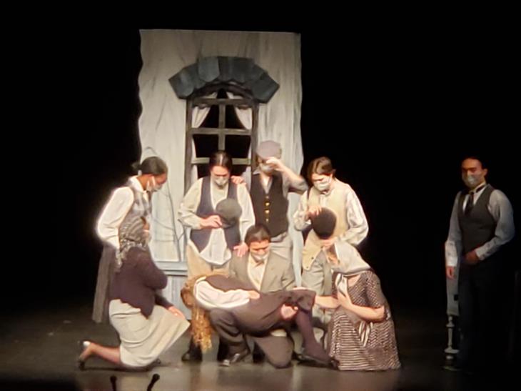 The Stuart W. Cramer High School theater department received nine awards at the North Carolina Theater Conference High School Play Festival for the production of โFrankenstein.โ